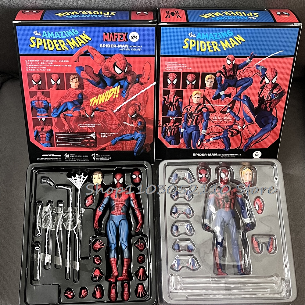 Model Kit Eva 02 - Mafex 075 Avengers Spiderman Action Figure