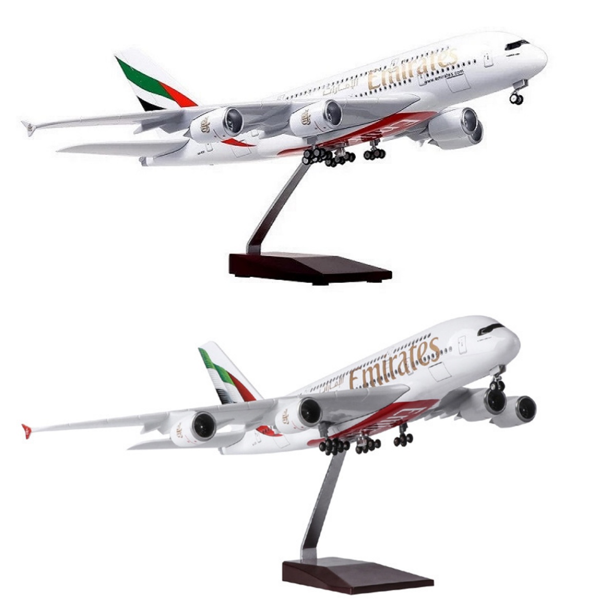 Model Kit Airplane - New Emirates A380 Model Plane 1/160