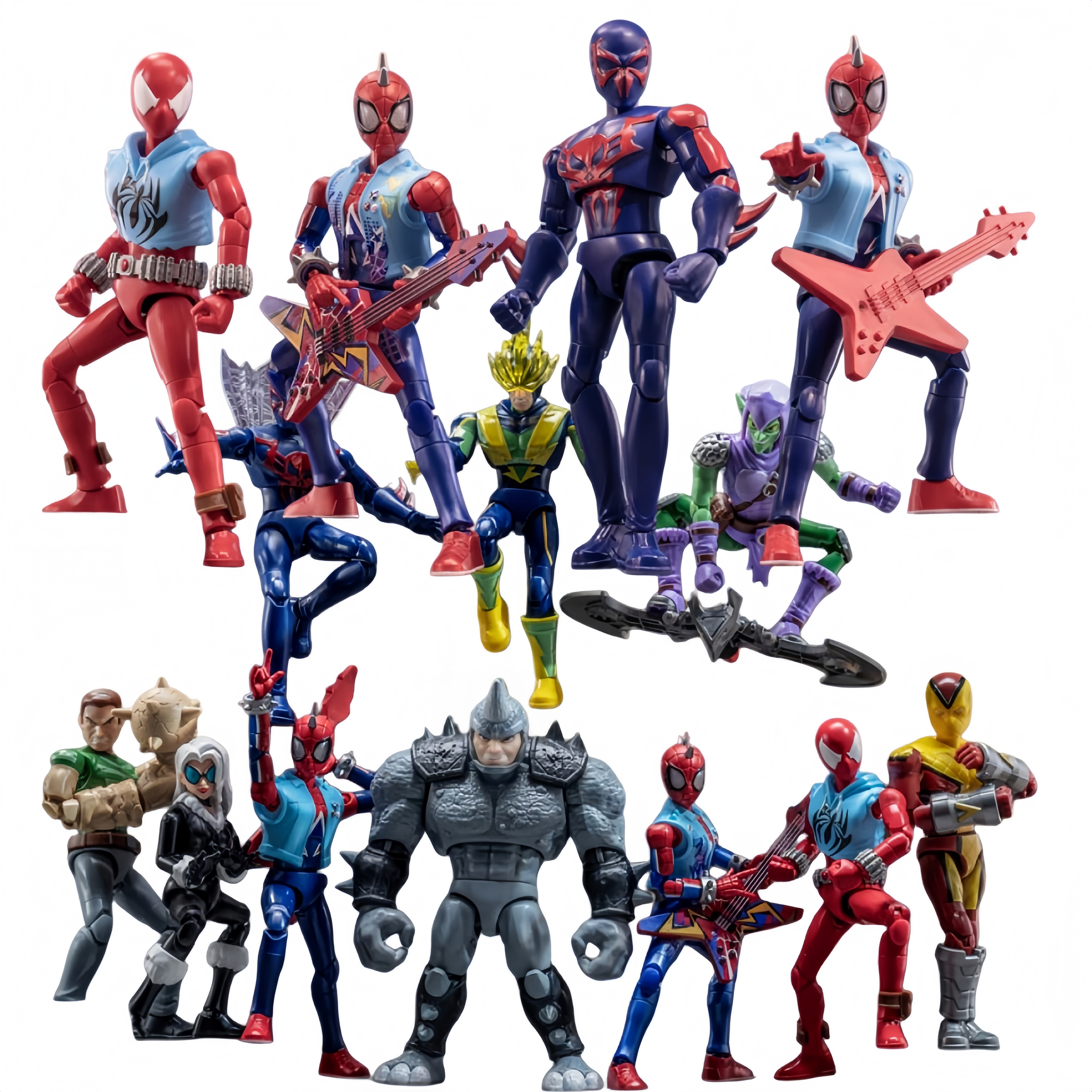 Model Kit Figure - Blokees Heroes Galaxy Version 06 Spider-Verse