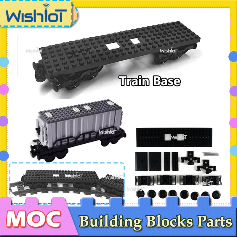 Model Kit Train - City Train Track Base MOC Building