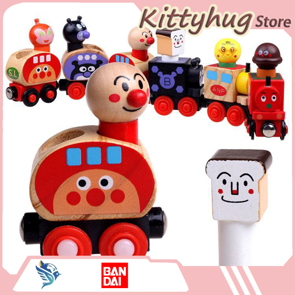 Model Kit Train - Anpanman Cute Toy Train Educational Toy