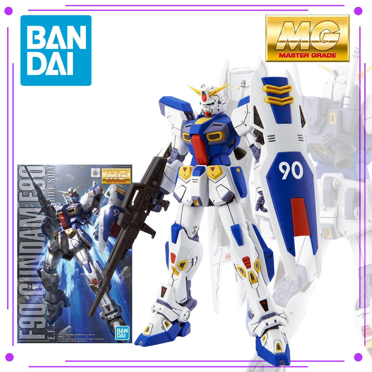 Gundam Model Mg - Bandai Original MG 1/100 Gundam F90