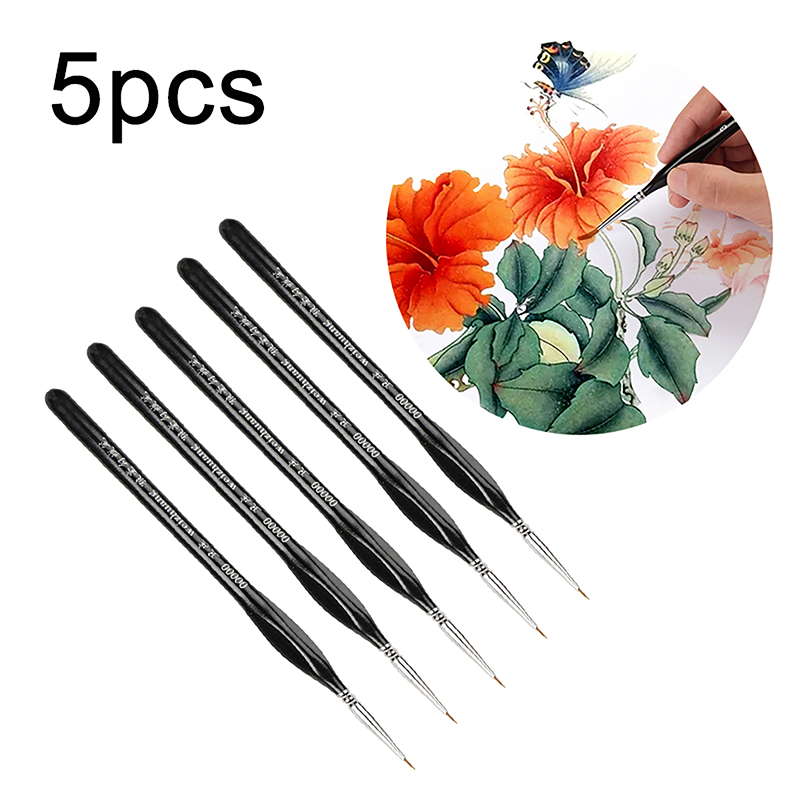 5Pcs Precision Fine Tip 00000  - Model Kit Acrylic Paint recension och pris