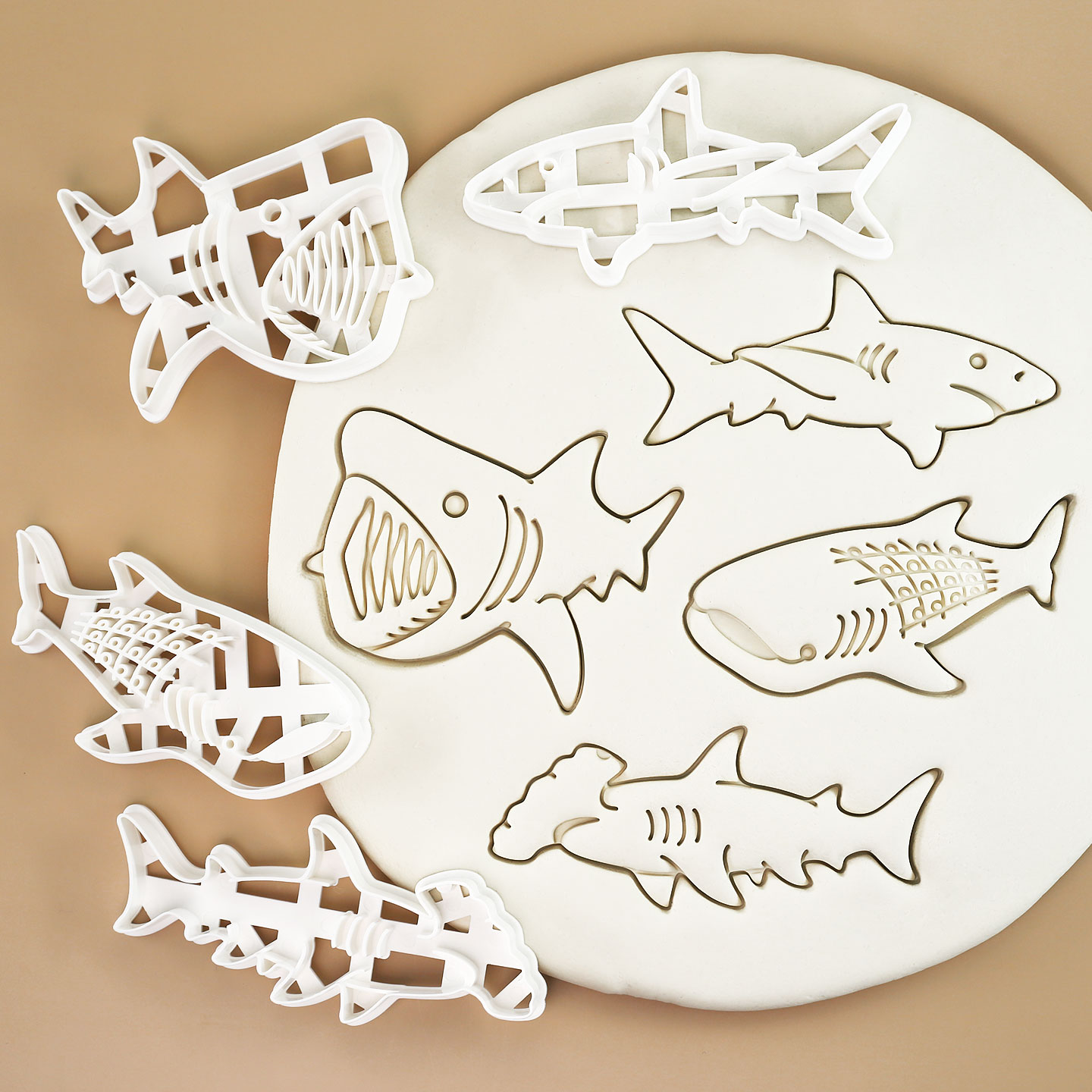 1 Pc/4 Pcs Shark Cookie Cutter - Model Kit Tank recension och pris