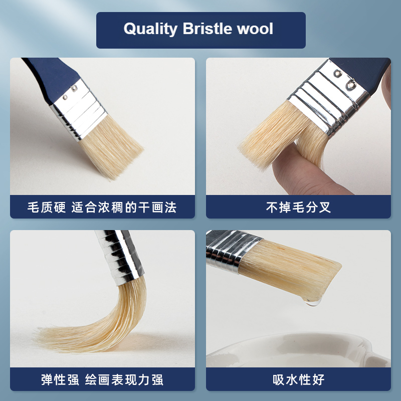 1/3/5/7/9 PCS Chip Paint Brush - Model Kit Acrylic Paint recension och pris