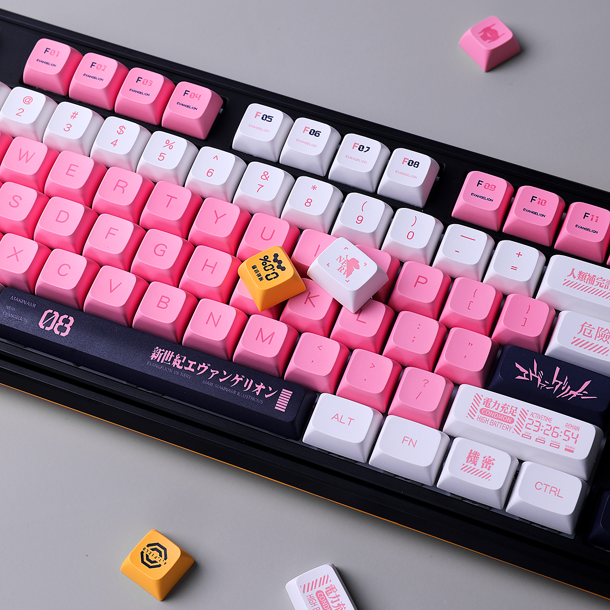 EVA 00 01 02 08 Keycaps XDA PB - Model Kit Eva 02 recension och pris