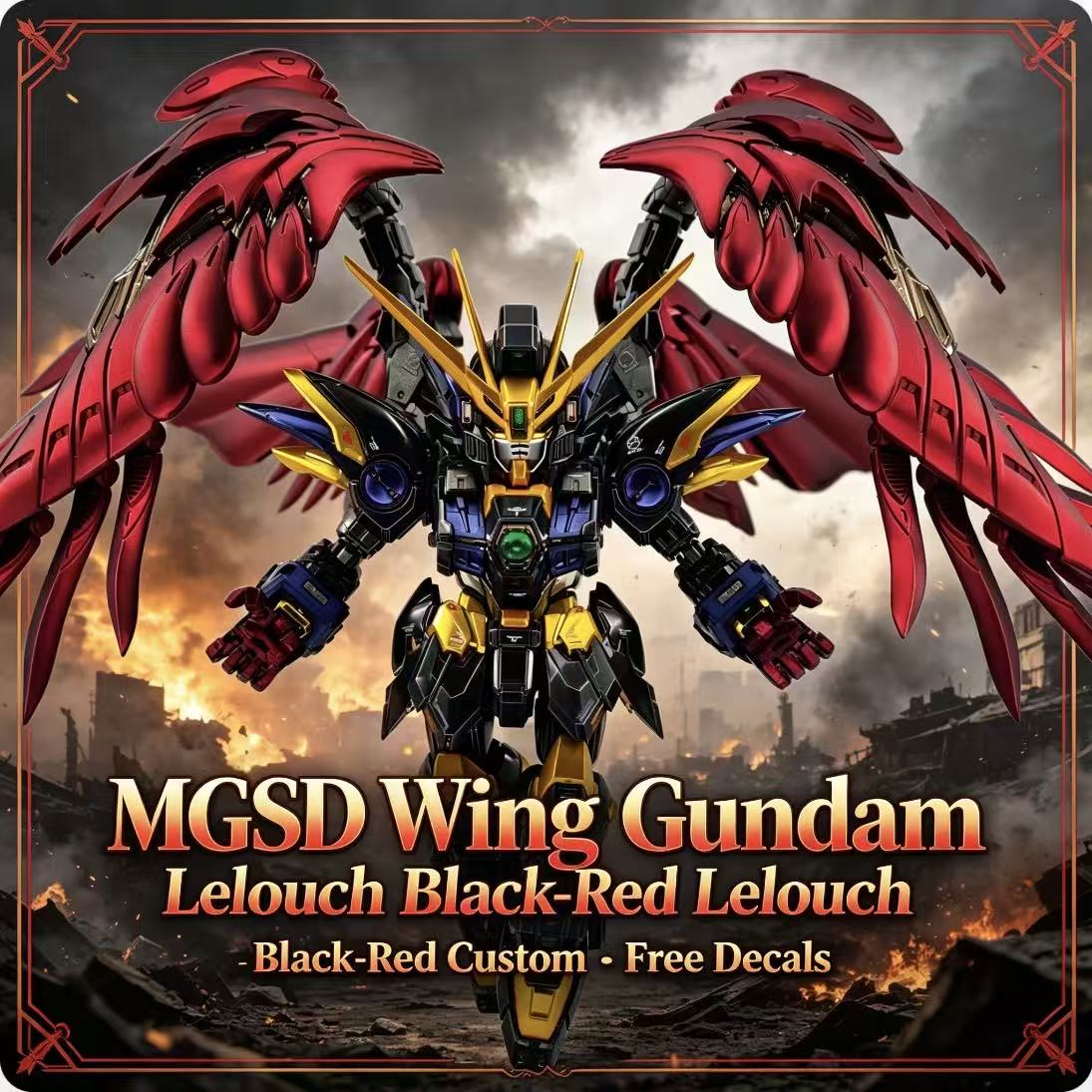 MGSD Wing Lelouch Color Scheme - Gundam Model Mg recension och pris