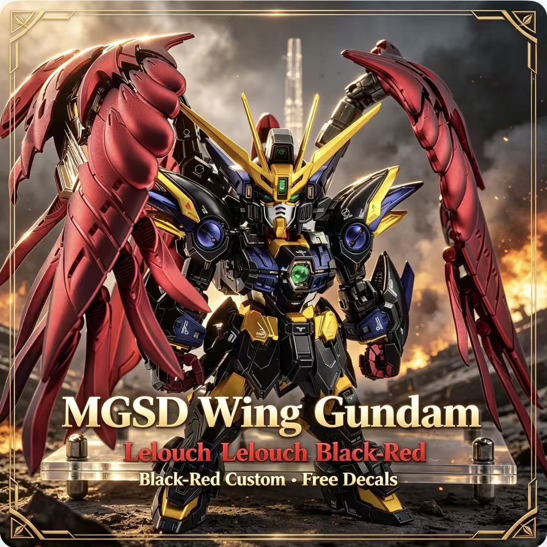 MGSD Wing Lelouch Color Scheme - Gundam Model Mg recension och pris