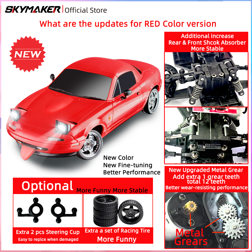 Skymaker 1/18 RC Drift Car LDR - Model Kit Ae86 recension och pris