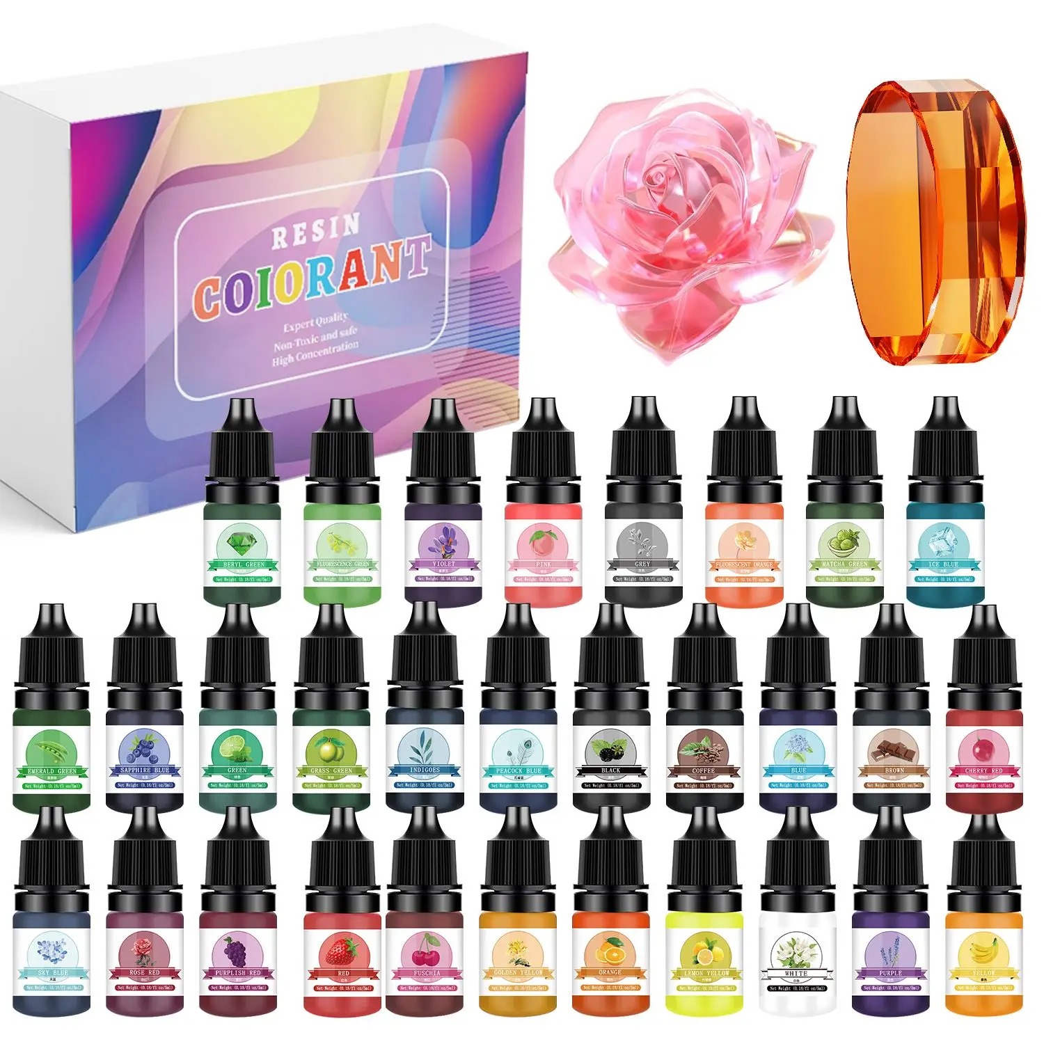 30Colors 5ml Epoxy Resin Pigme - Model Kit Resin recension och pris