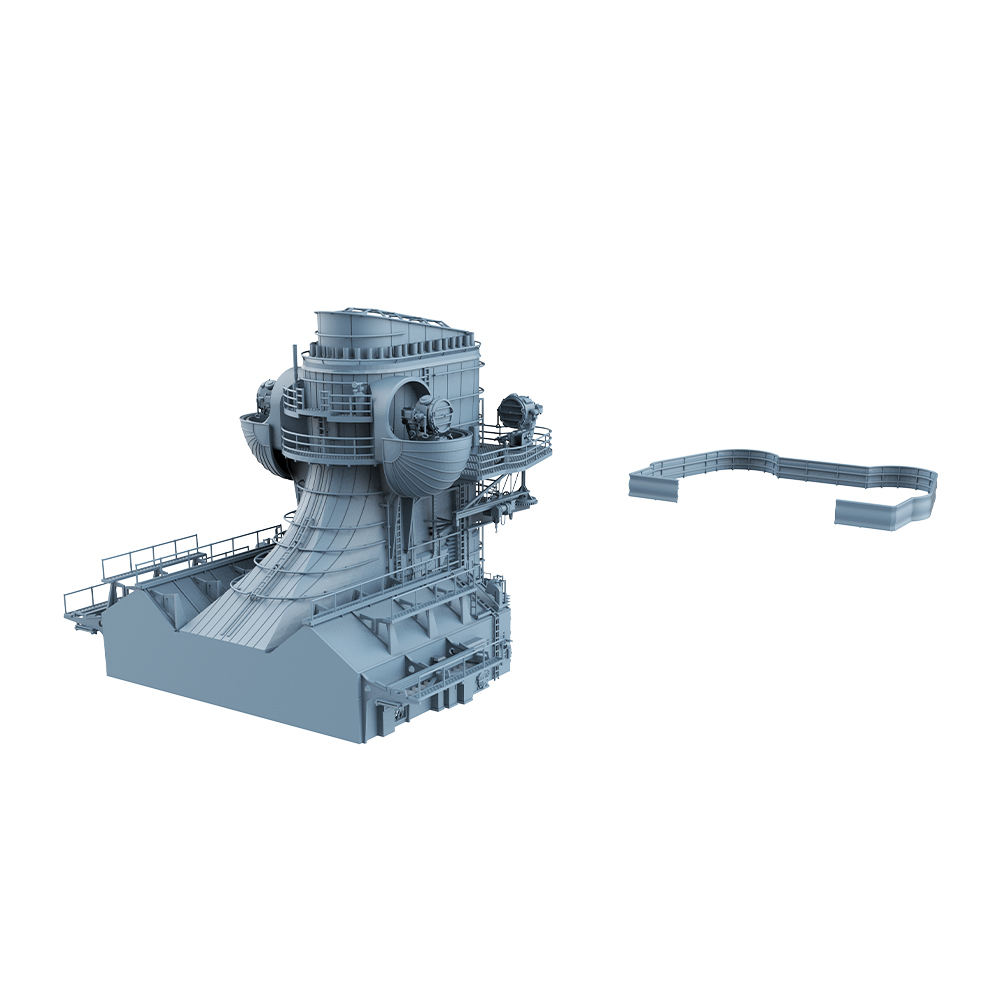Bismarck Battleship Chimney An - Model Kit Yamato recension och pris