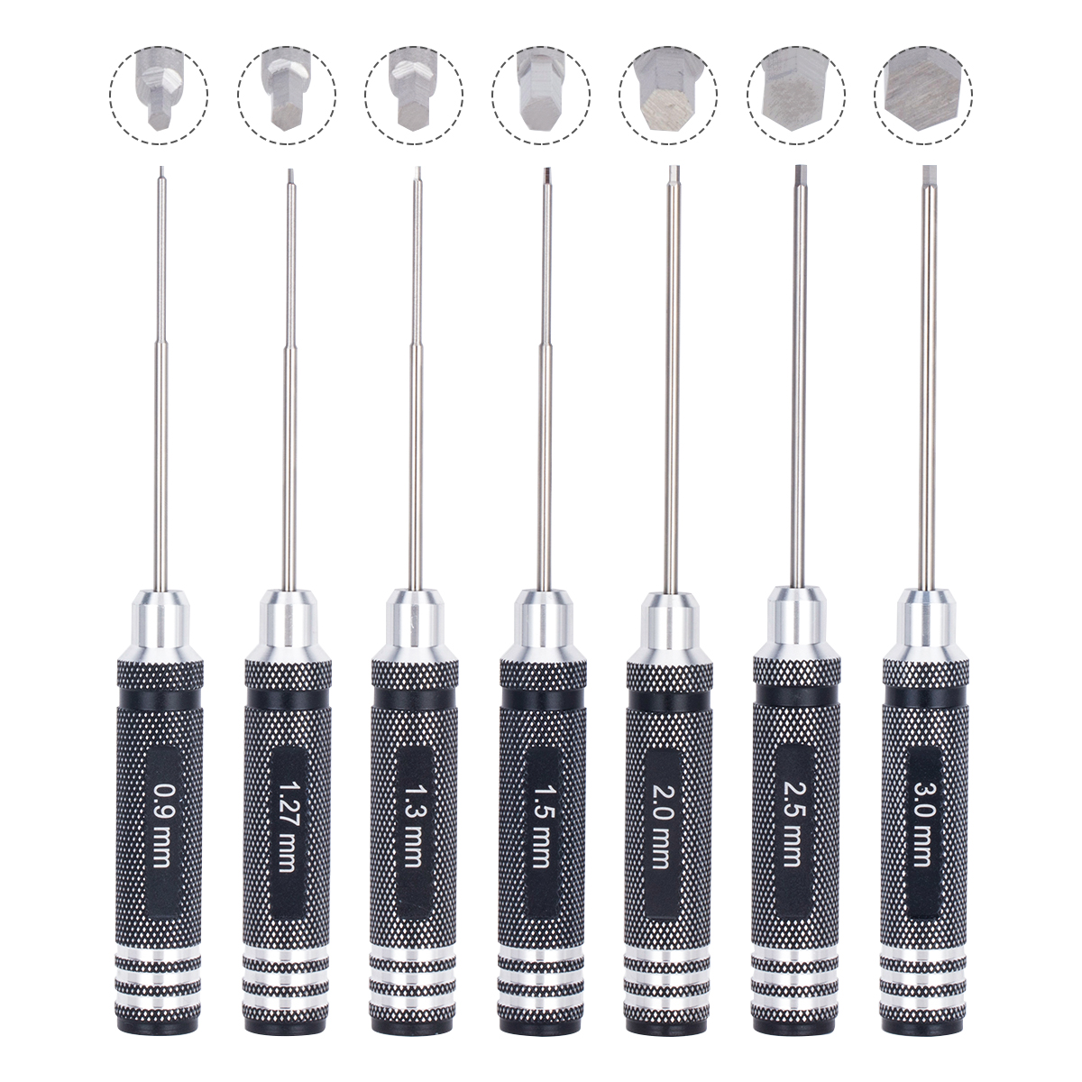 7 IN 1 Steel Hex Socket Profes - Model Kit Airplane recension och pris
