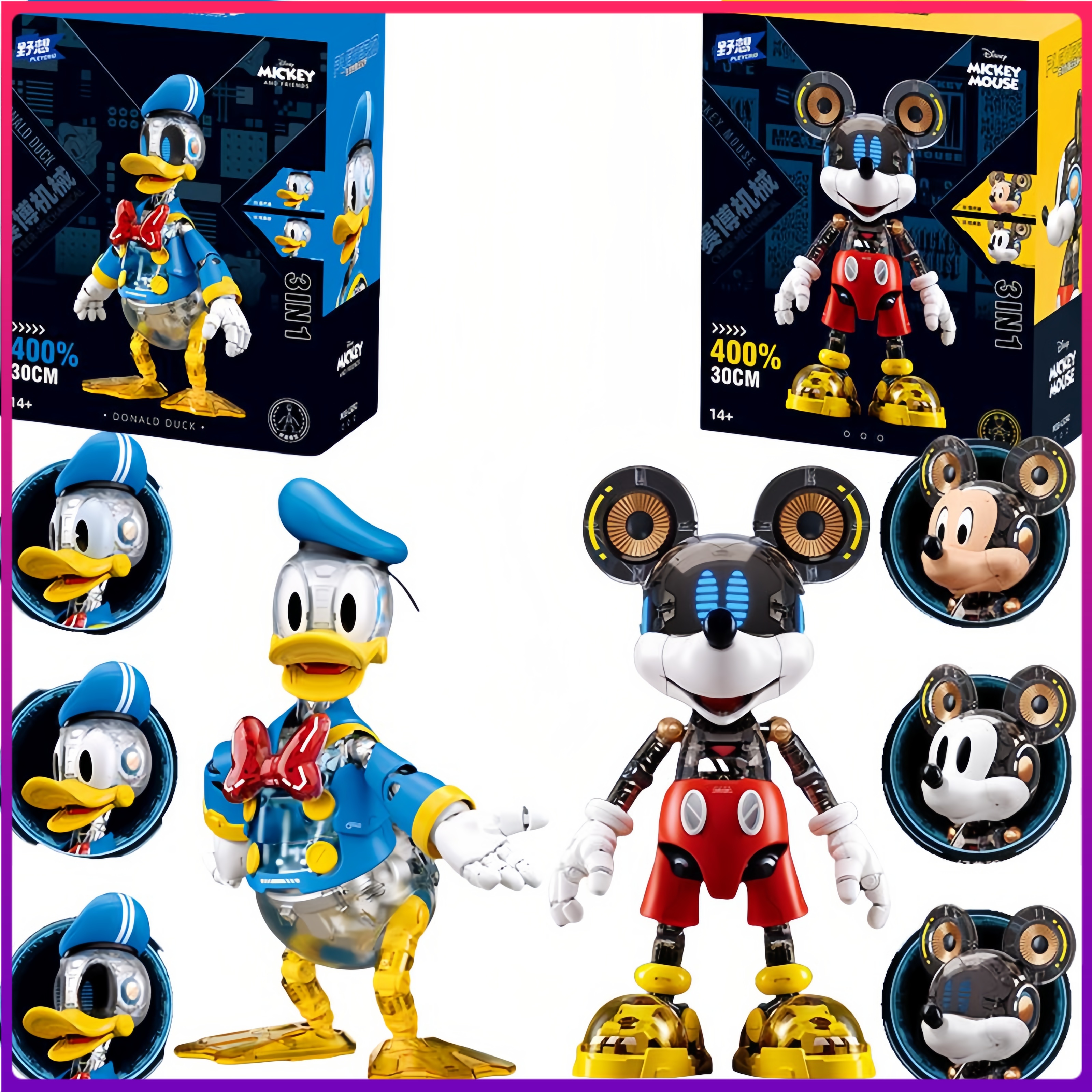 Anime Character Cyber Mickey D - Model Kit Figure recension och pris