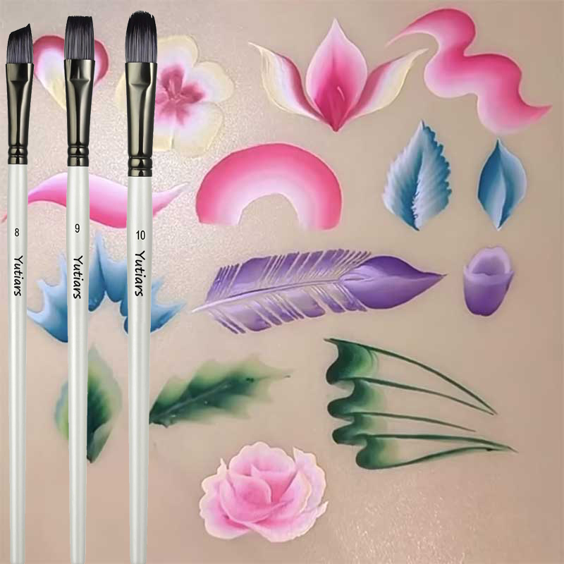 10-piece Face Painting Brush S - Model Kit Acrylic Paint recension och pris