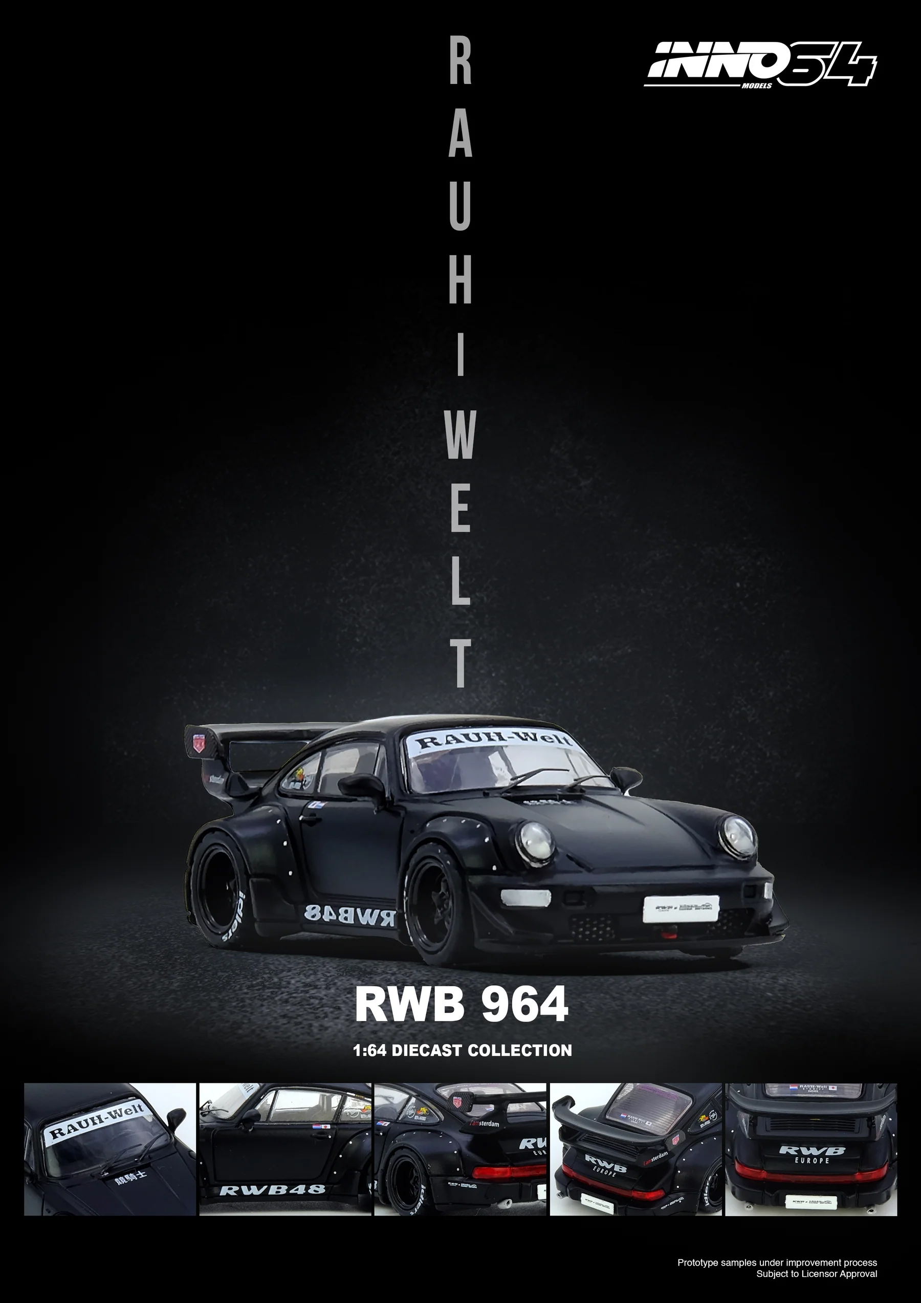 INNO64 1:64 Porsche 911 RWB 96 - Model Kit Porsche 911 recension och pris