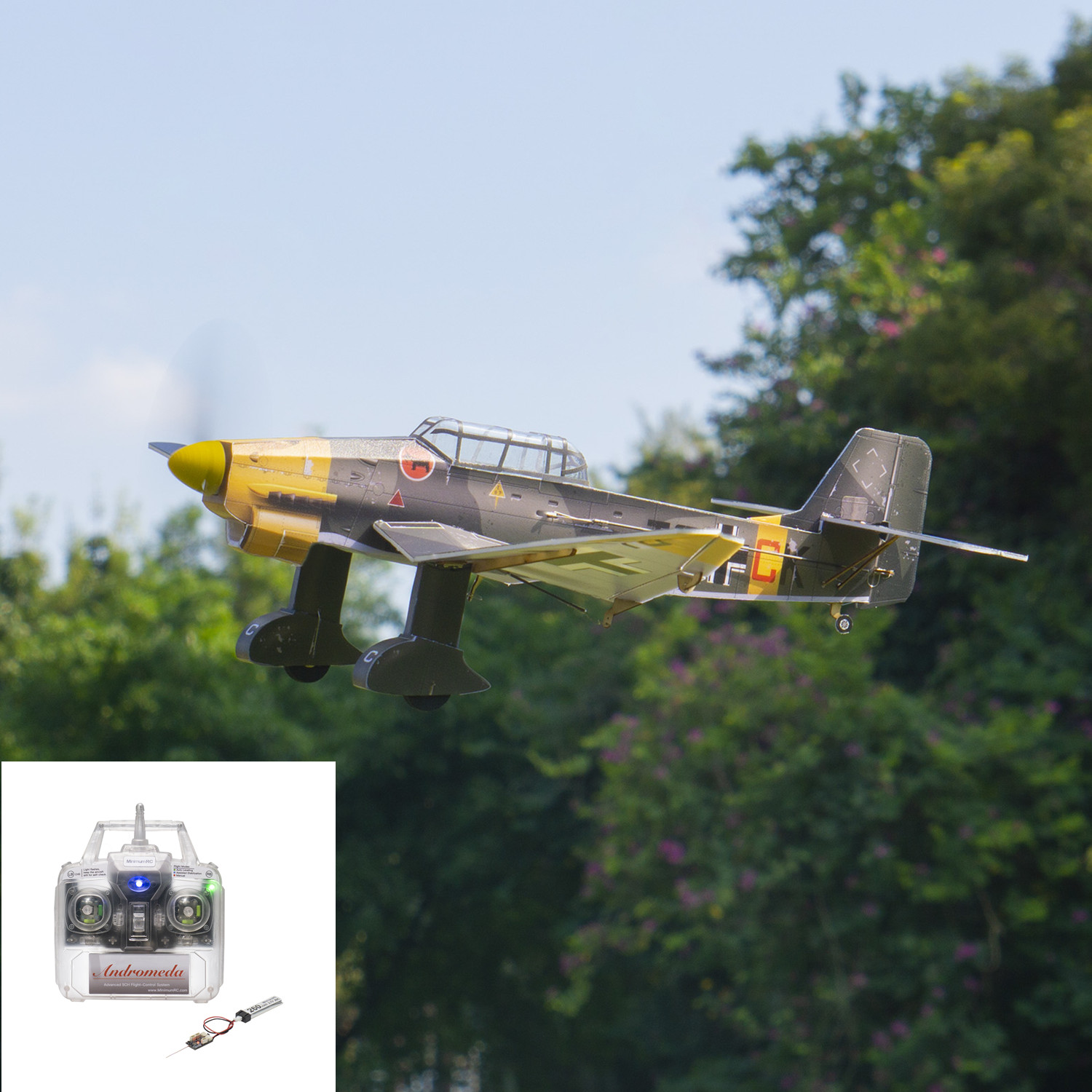 Ju-87 Stuka Bom DIY RC Kit w/G - Model Kit Airplane recension och pris