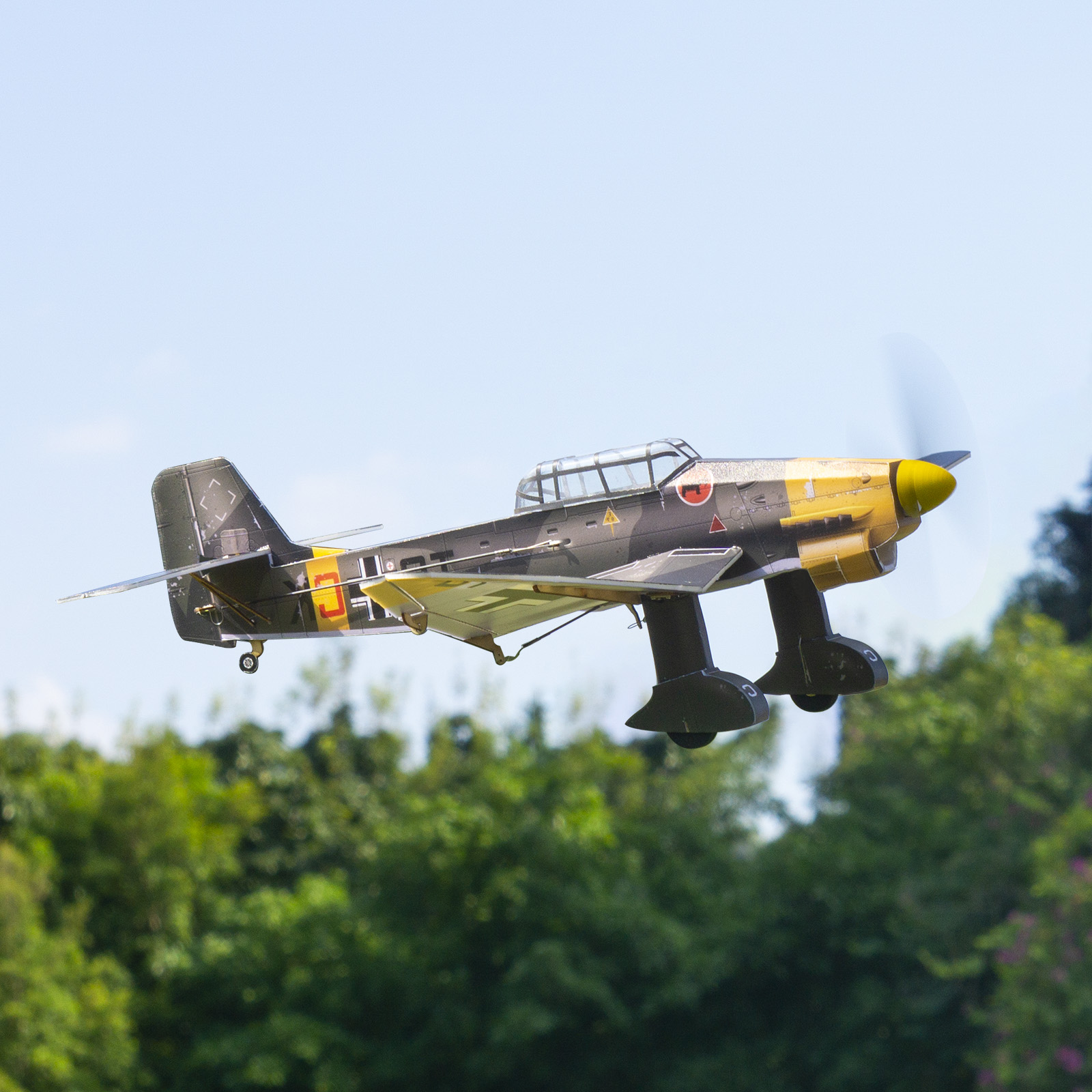Ju-87 Stuka Bom DIY RC Kit w/G - Model Kit Airplane recension och pris