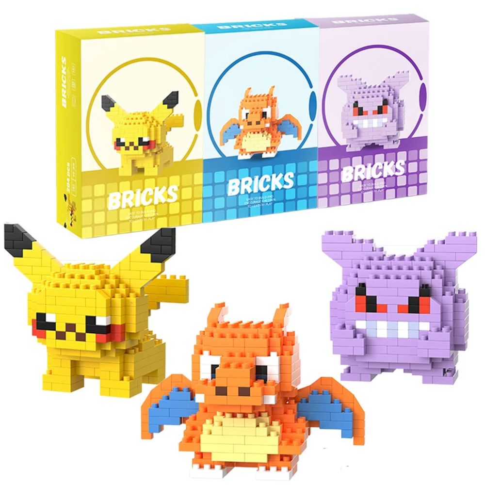Pokemon Micro Building Blocks  - Model Kit Figure recension och pris