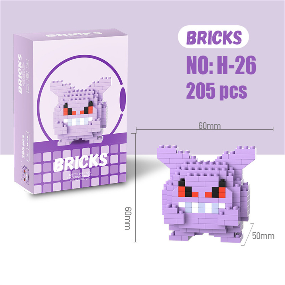 Pokemon Micro Building Blocks  - Model Kit Figure recension och pris