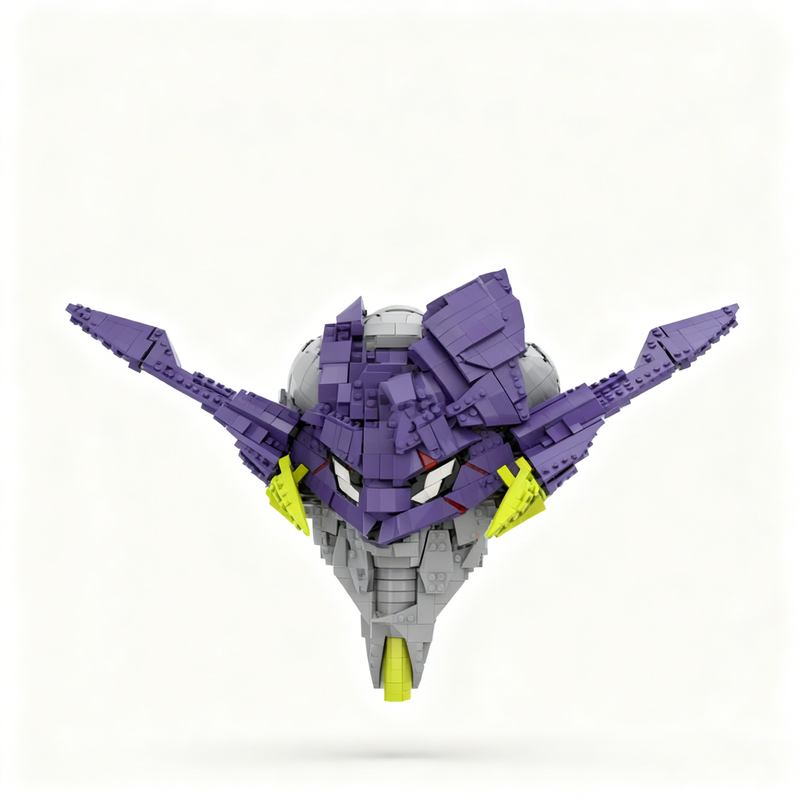 1671pcs MOC Eva 01 Head Evange - Model Kit Eva 02 recension och pris