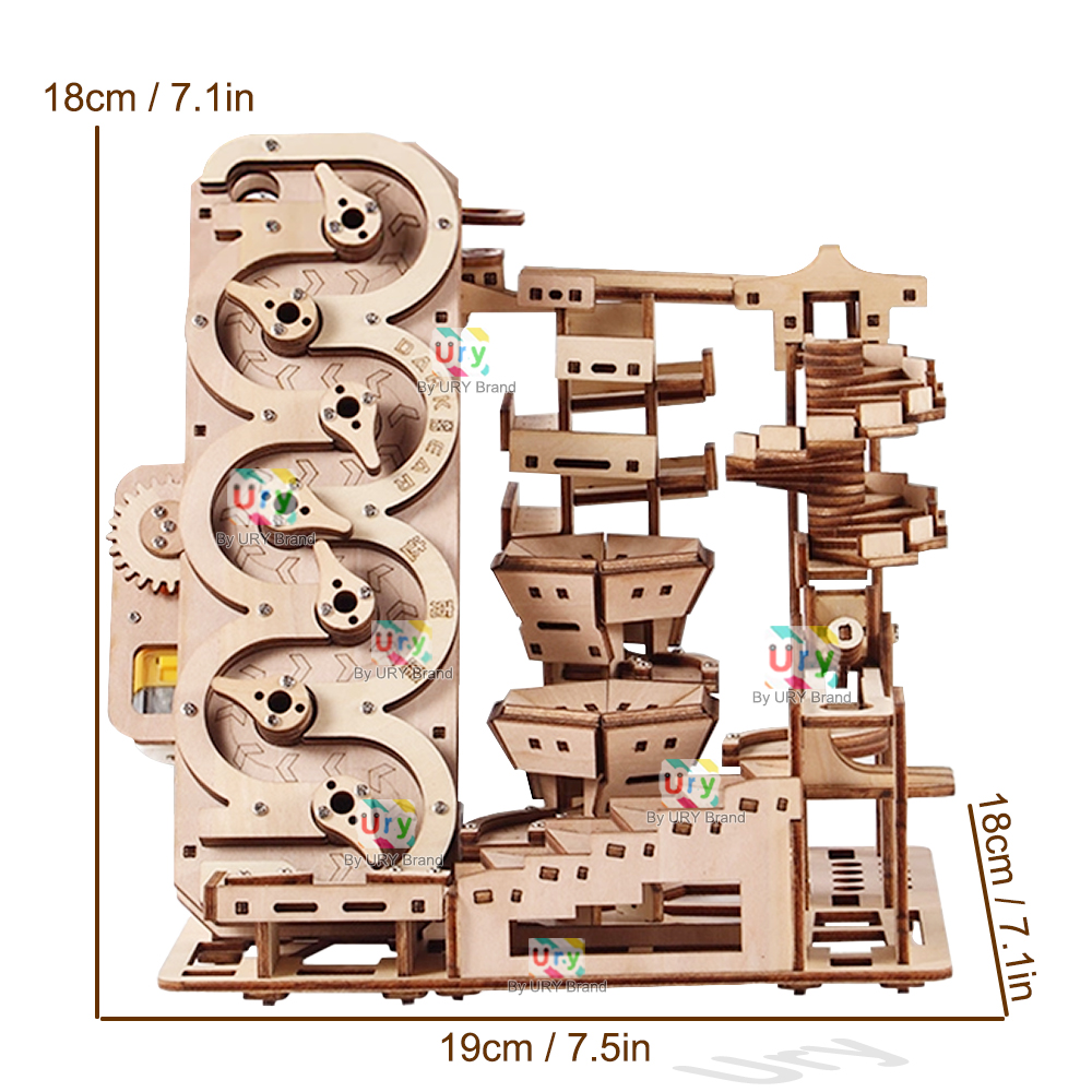Ury 3D Wooden Puzzle Electric  - Model Kit Runner recension och pris