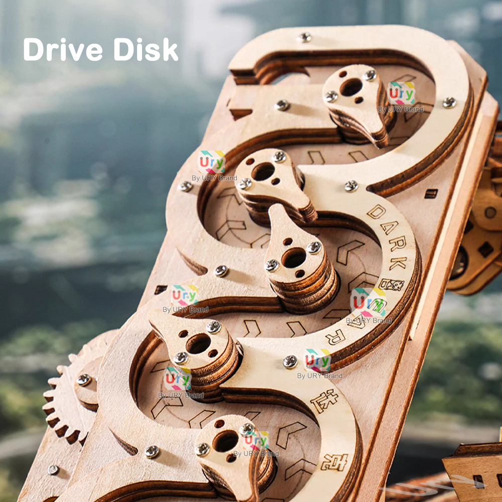 Ury 3D Wooden Puzzle Electric  - Model Kit Runner recension och pris