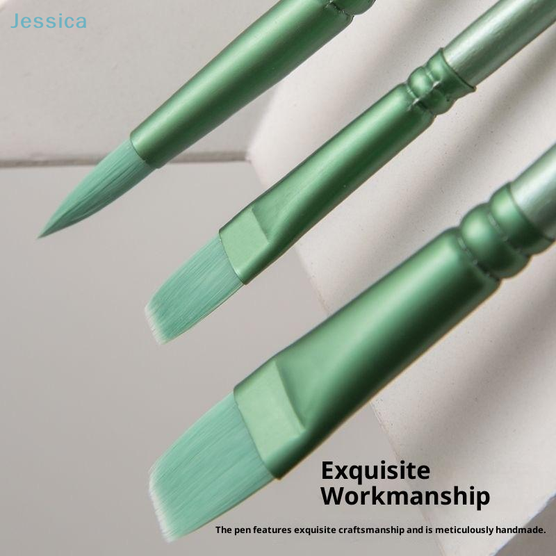 ♥Nylon Bristle Wooden Handle P - Model Kit Acrylic Paint recension och pris