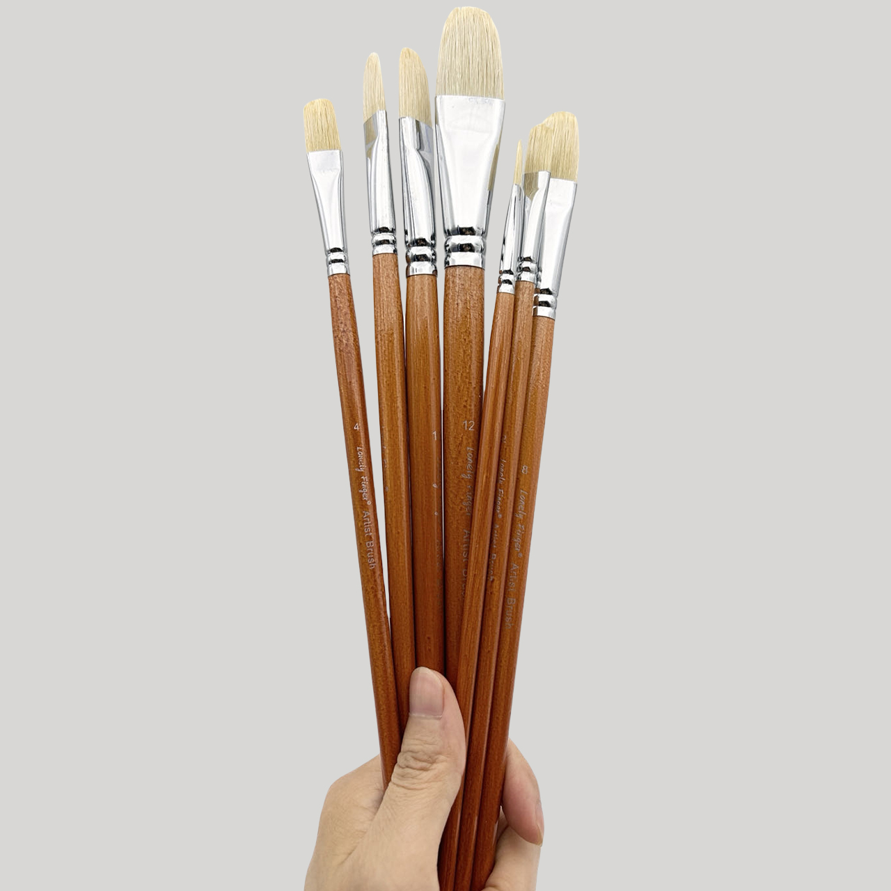 Professional Hog Bristle Filbe - Model Kit Acrylic Paint recension och pris
