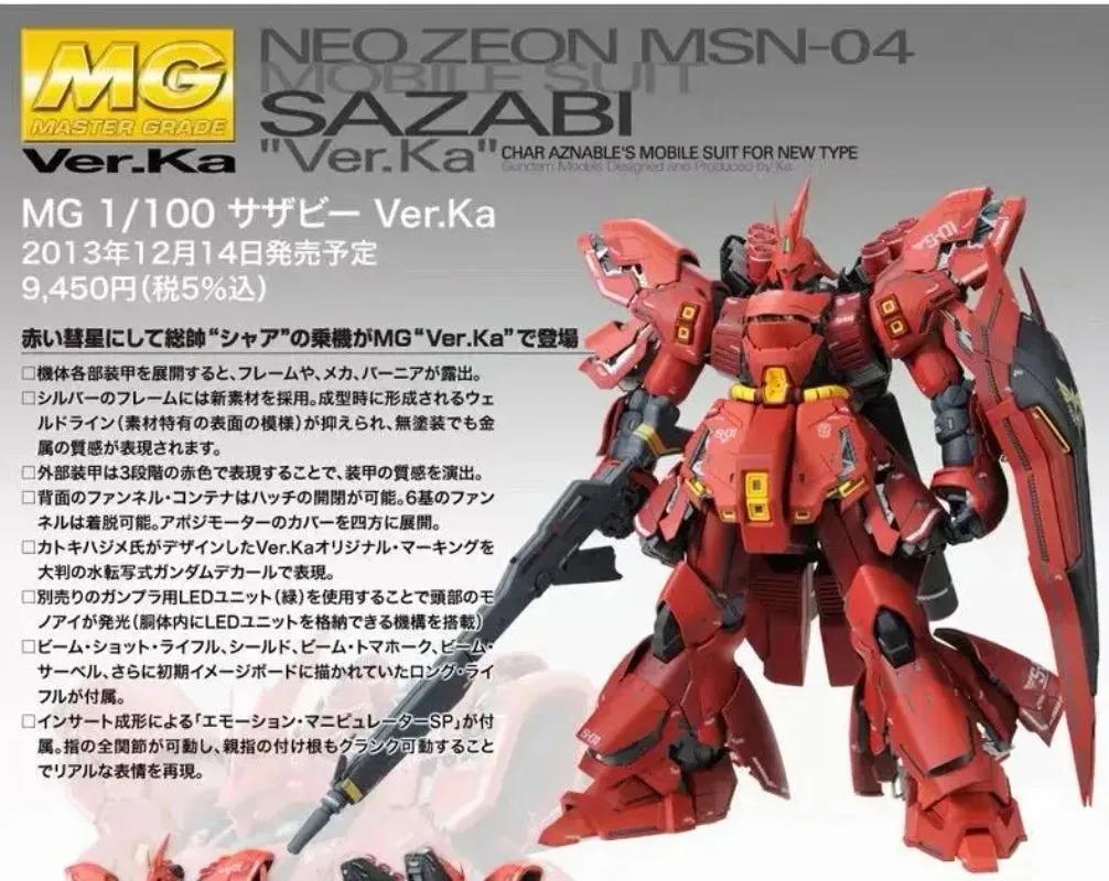 BANDAI SPIRITS MG 1/100 Char's - Gundam Model Mg recension och pris