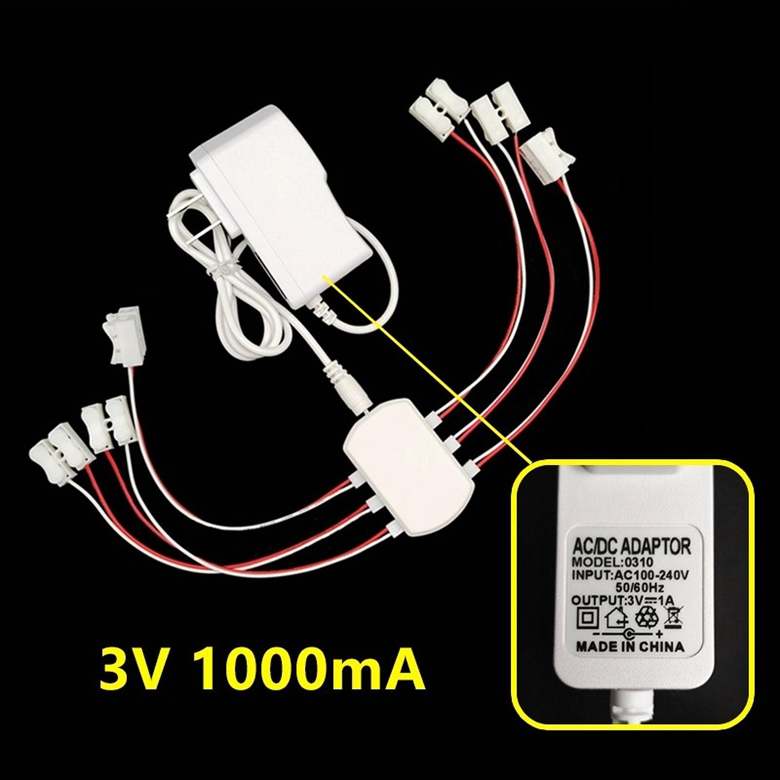 3V 1A Power Supply 6 Ports Wir - Model Kit Train recension och pris