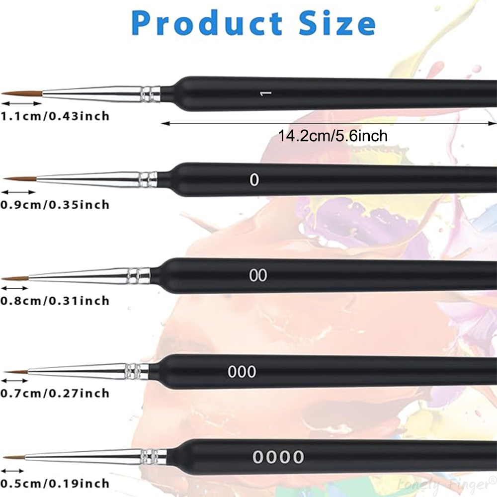 5/11Pcs Paint Brushes Set, Art - Model Kit Acrylic Paint recension och pris