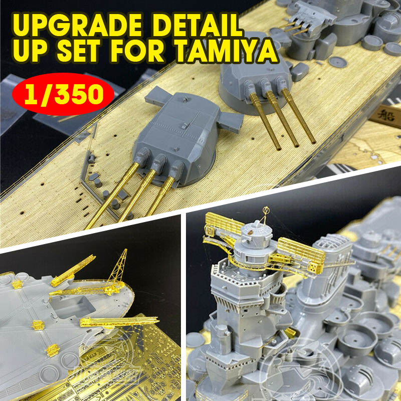 1/350 Wooden Deck Upgrade Deta - Model Kit Yamato recension och pris