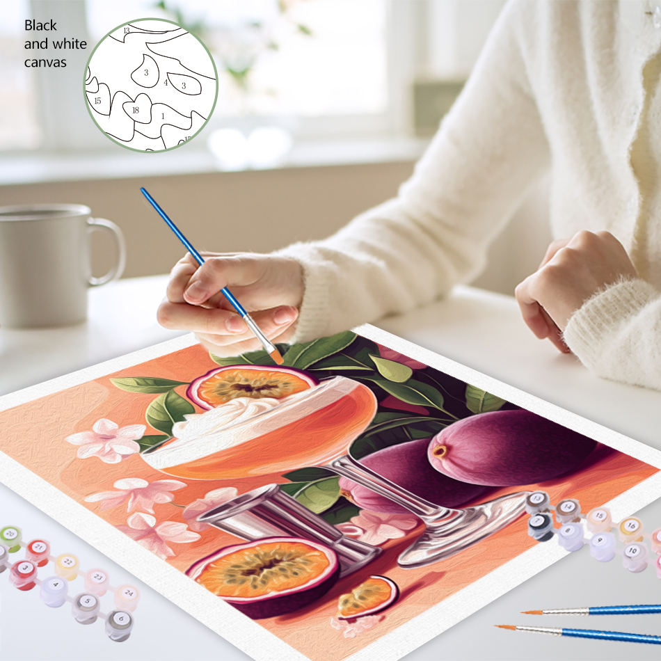 SDOYUNO Simple Painting By Num - Model Kit Acrylic Paint recension och pris