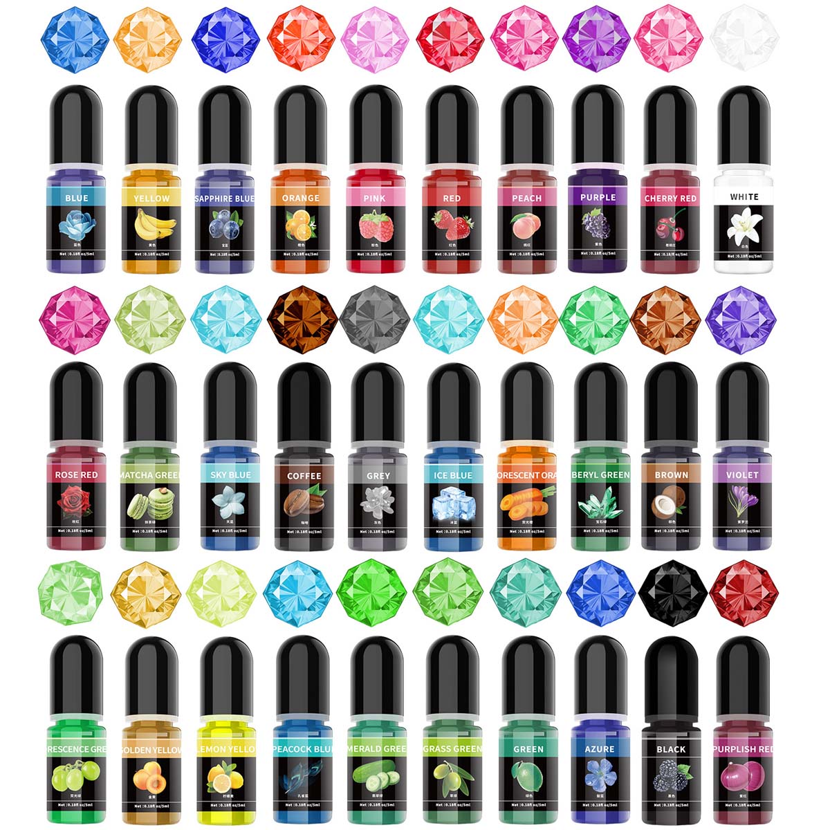 5ml/Bottle Epoxy Resin Pigment - Model Kit Resin recension och pris