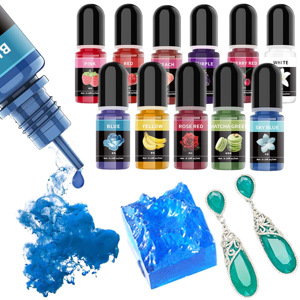 5ml/Bottle Epoxy Resin Pigment - Model Kit Resin recension och pris