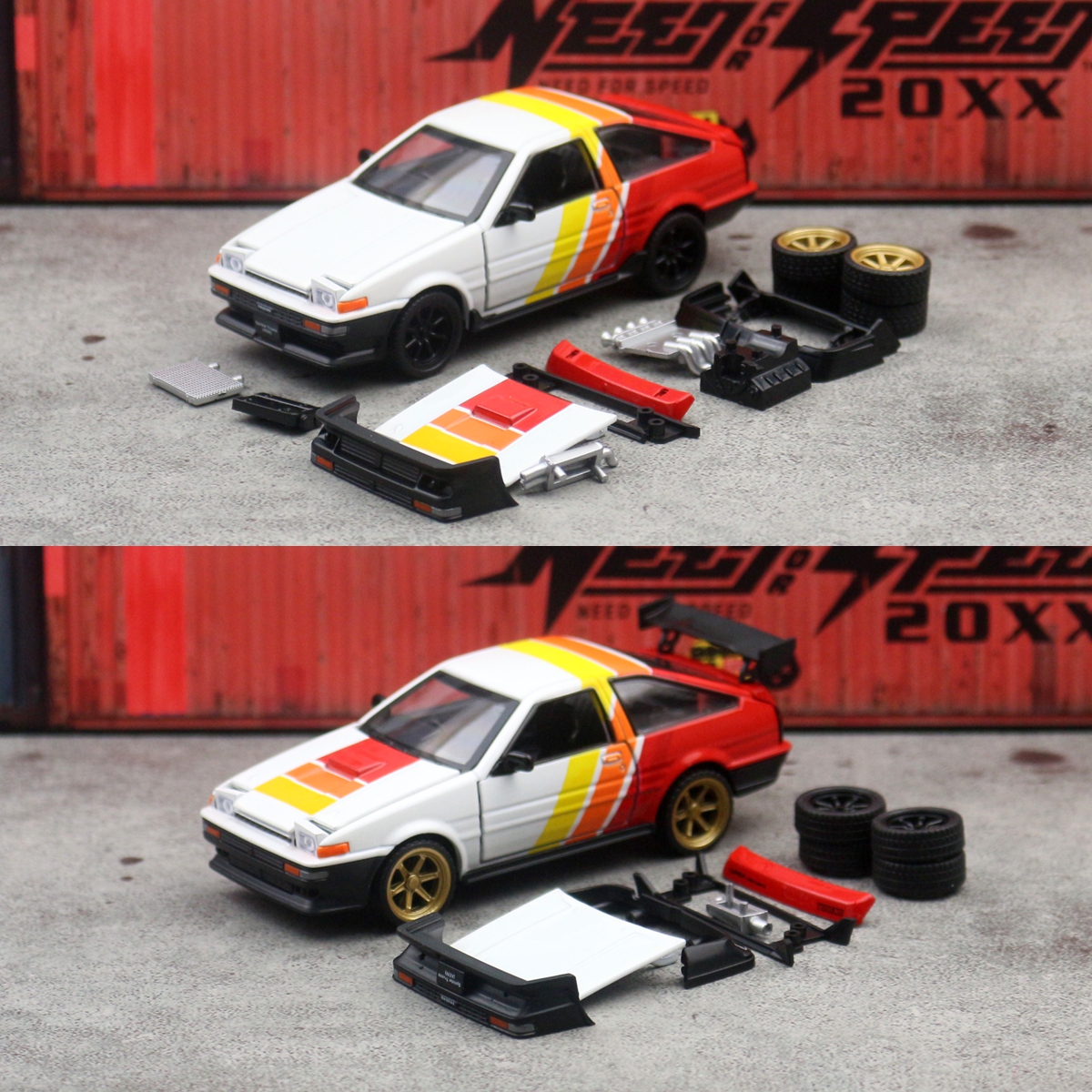1/37 TOYOTA AE86 Sprinter True - Model Kit Ae86 recension och pris
