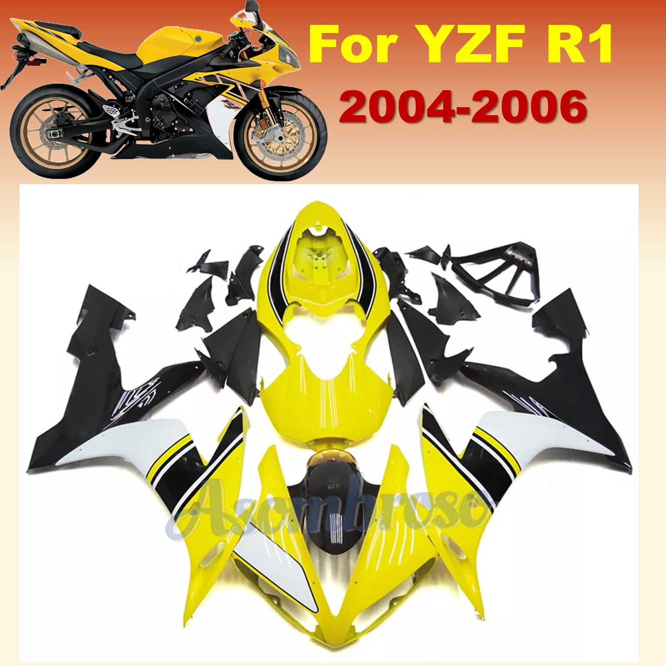 ABS Plastic Body shell Motorcy - Model Kit Yamaha R1 recension och pris