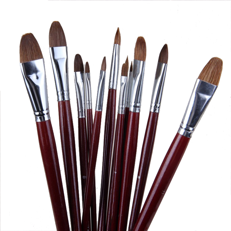 6pcs/Set High-grade Weasel Hai - Model Kit Acrylic Paint recension och pris