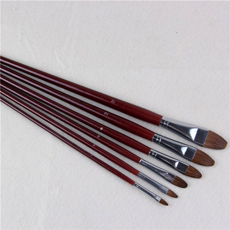 6pcs/Set High-grade Weasel Hai - Model Kit Acrylic Paint recension och pris